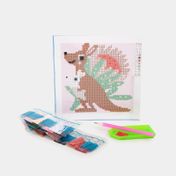 Kit de pintura de diamantes canguros