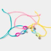 Set de pulseras mejores amigas Bff x 3 unidades