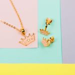 collar-aretes-infantil-con-dije-de-corona-2-7701016815598