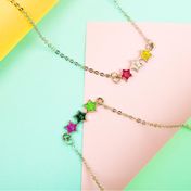 Set de collares mejores amigas estrellas x 2 unidades