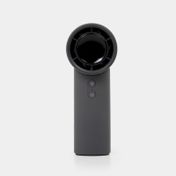 Ventilador mini recargable de 15.5 cm, gris