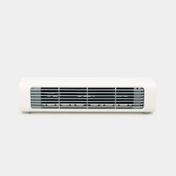 Ventilador con control remoto, blanco con gris