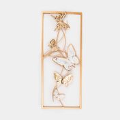 Cuadro metálico mariposas de 25 x 61 cm