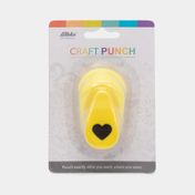 Troquel corazón, amarillo