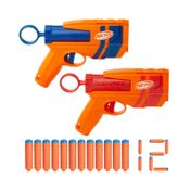 Lanzador Nerf N series Duo x 2 unidades con 12 dardos