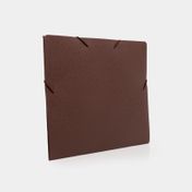 Carpeta de seguridad carta café