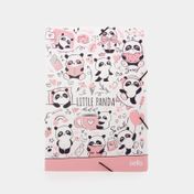 Carpeta de seguridad carta Little Panda rosa