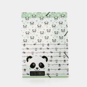 Carpeta de seguridad carta Little Panda verde