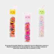 Banda elástica para cabello x 120 unidades con estuche (surtido)