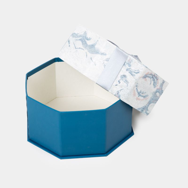 caja-de-regalo-octogonal-de-12-x-23-cm-azul-gris-2-7701016993890