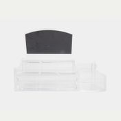 Organizador para cosméticos de 20 x 26.2 cm con espejo y cajón
