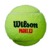 Pelota de Padel Wilson punto x 3 unidades