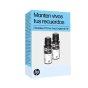 Set de 2 botellas de tinta HP GT53, negro