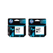 Set cartucho de tinta HP 667 x 2 unidades