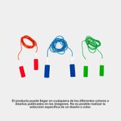 Cuerda para saltar de 2.5m con mango bicolor (surtido)