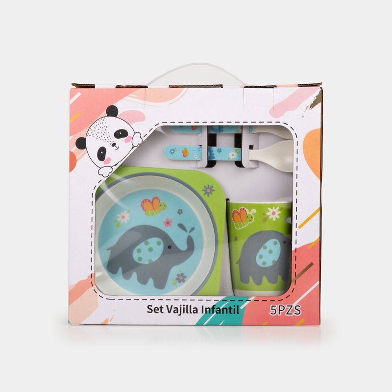 set-de-vajilla-infantil-diseno-elefante-con-flores-x-5-piezas-4-7701016847414