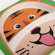 Set de vajilla infantil tigre x 5 piezas