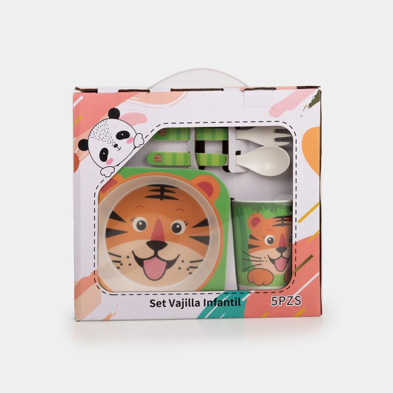 set-de-vajilla-infantil-diseno-tigre-x5-piezas-4-7701016847445