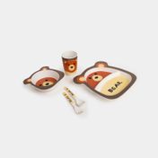 Set de vajilla infantil oso x 5 piezas