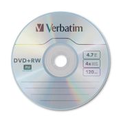 DVD+RW de 4.7 GB 4x 120 min x 10 unidades