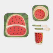 Set de vajilla infantil sandía x 5 piezas