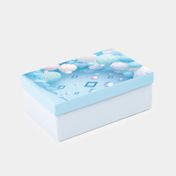 Caja de regalo de 8 x 21 cm globos (surtido)