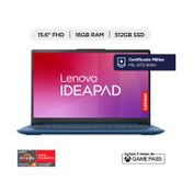 Portátil Lenovo IdeaPad Slim 3 15AMN8, 15.6", AMD Ryzen 5, RAM 16 GB, 512 GB SSD, Windows 11, azul