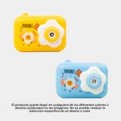 Lanzador de burbujas cámara huevo con luz y sonido (surtido)