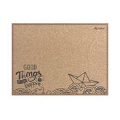 Tablero de corcho estampado de 30 x 40 cm everest