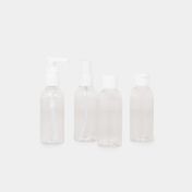 Kit de recipientes para viaje x8 piezas con estuche flores