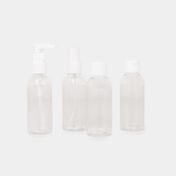 Kit de recipientes para viaje x8 piezas con estuche Cute