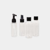 Kit de recipientes para viaje x8 piezas con estuche Body  & Mind