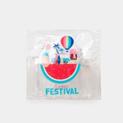 Kit de recipientes para viaje x8 piezas con estuche Summer Festival