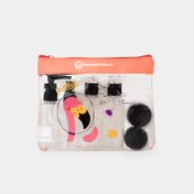 Kit de recipientes para viaje x8 piezas con estuche Flamenco