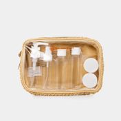 Kit de recipientes para viaje x8 piezas con estuche