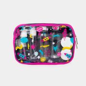 Kit de recipientes para viaje x8 piezas con estuche universo