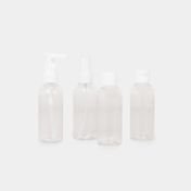 Kit de recipientes para viaje x8 piezas con estuche universo