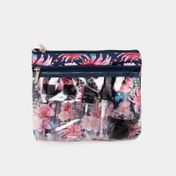 Kit de recipientes para viaje x8 piezas con estuche flores