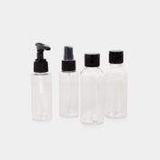 Kit de recipientes para viaje x8 piezas con estuche flores