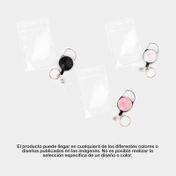 Escarapela vertical con yoyo retráctil brillante (surtido)