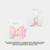 Hebilla para cabello unicornio (surtido)