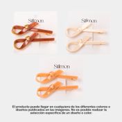 Hebilla para cabello lazo x 2 unidades