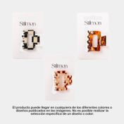 Pinza para cabello cuadros (surtido)