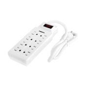 Multitoma fulgore de 8 salidas, blanca