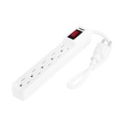 Multitoma fulgore de 5 salidas, blanca