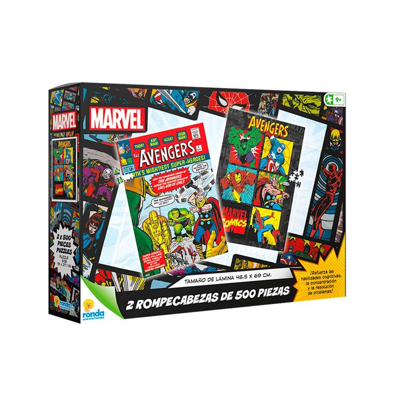 -novedad-imagen-rompecabezas-avengers-de-500-piezas-x-2-unidades-2-673123679
