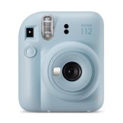 Kit cámara Instax Fujifilm Mini 12 azul + estuche transparente