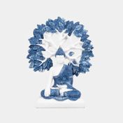 Figura de 24.5 x 19 cm Buda con árbol de la vida