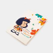 Libreta ejecutiva Mafalda con flores
