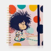 Libreta ejecutiva Mafalda puntos con banda elástica